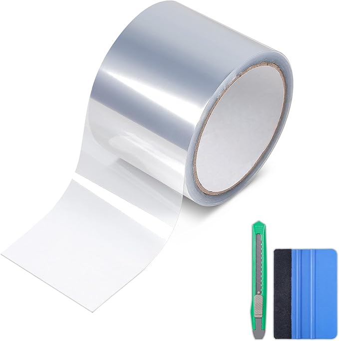 Lypumso Clear Vinyl Wrap Tape, Car Door Edge Guard Door Sill Protector - Image 8