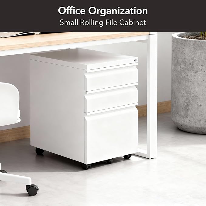 Mount-It! 3 Drawer File Cabinet - Image 8