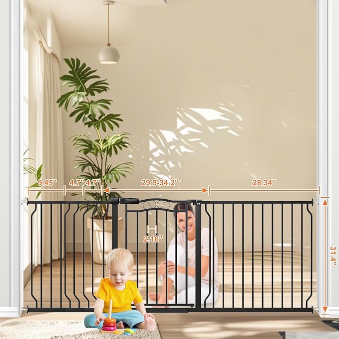 67.3-81.1" Extra Wide Baby Gate - Image 5