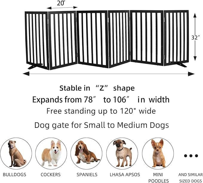 ZJSF Freestanding Indoor Dog Gate - Image 7