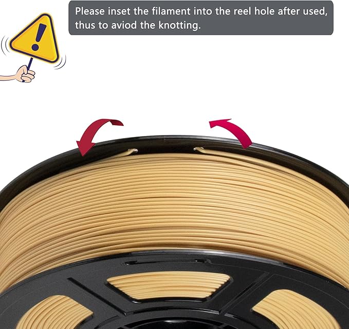 iSANMATE ASA Filament 1.75mm Almond White 1KG, UV & Weather Resistant 3D - Image 3