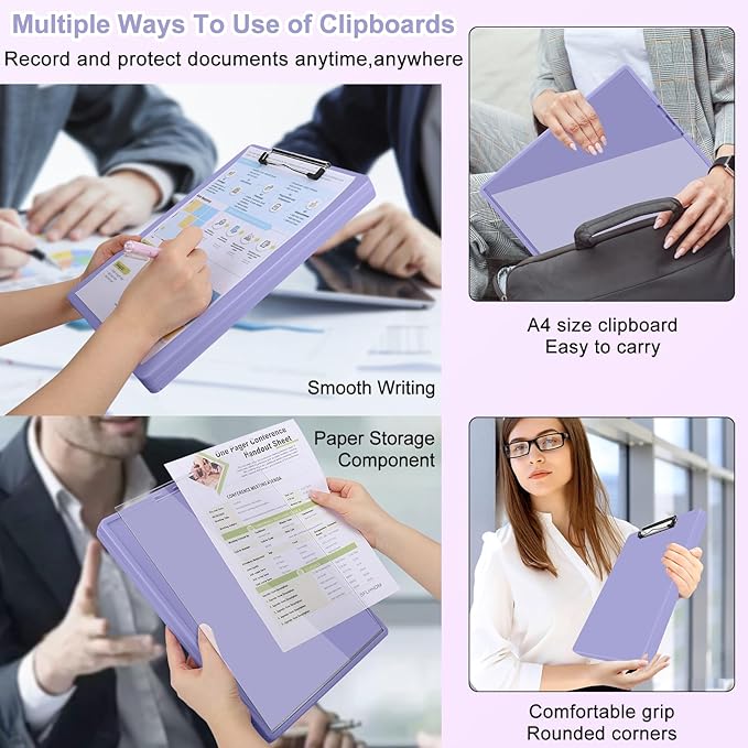Clipboard with Storage, Three-Tier Box Clipboards, Storage Clipboard with Clip - Image 7