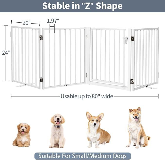 Metal Freestanding Dog Gates - Image 6