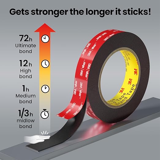 Double Sided Heavy Duty Tape, Made of 3M VHB Tape, 16.5 FT × 0.94 in Mounting - Image 8