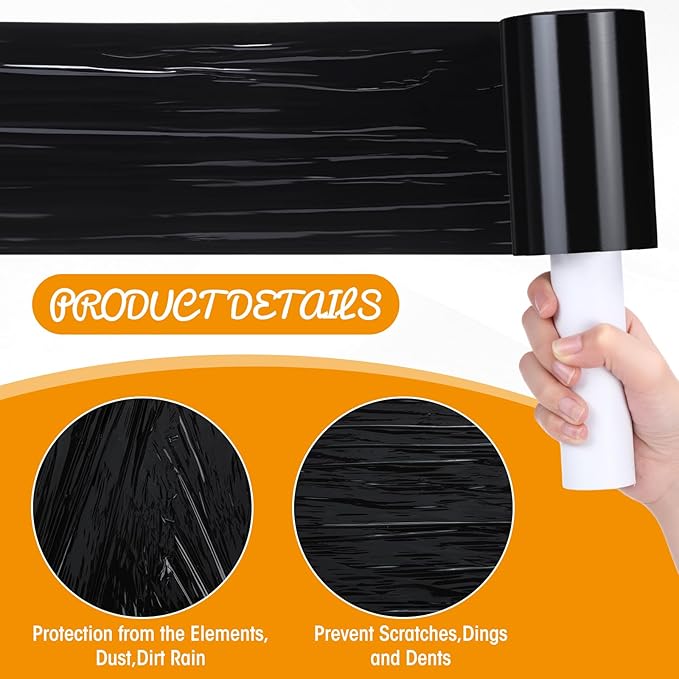 Sherr 5 Inch Stretch Shrink Film Roll Plastic Wrap - Image 6