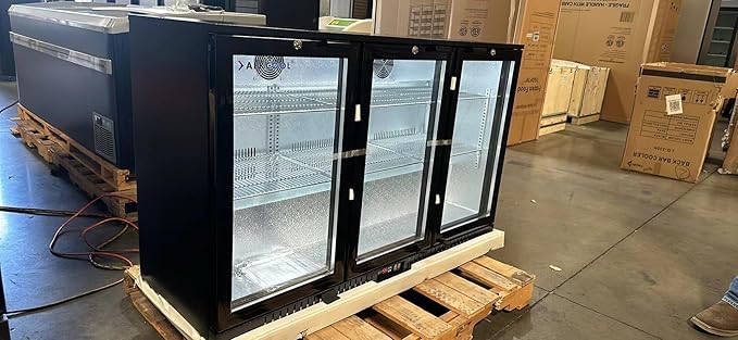 Back Bar Cooler Fridge, 11.5 Cu Ft Commercial Display Refrigerator Beverage - Image 9