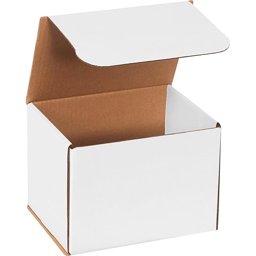 BOX USA Shipping Boxes Small 8"L x 6"W x 6"H, Moving and Storage by BOXUSA