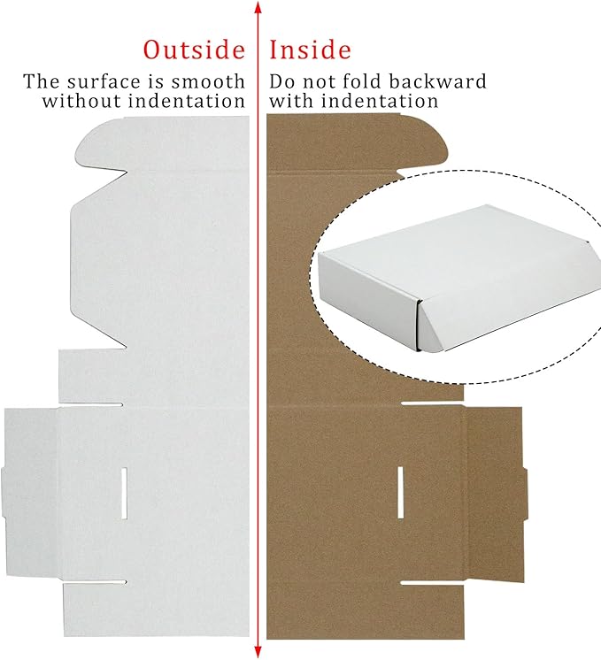 50 Pack 9x6x2 Inches Small Shipping Boxes, Moving Mailing Packing Box - Image 3