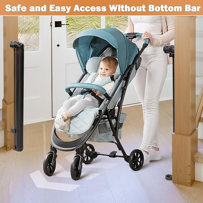 Retractable Baby Gates for Stairs - Image 3