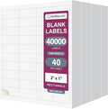 NextDayLabels – 2" x 1" Rectangular Sticker Labels by NextDayLabels
