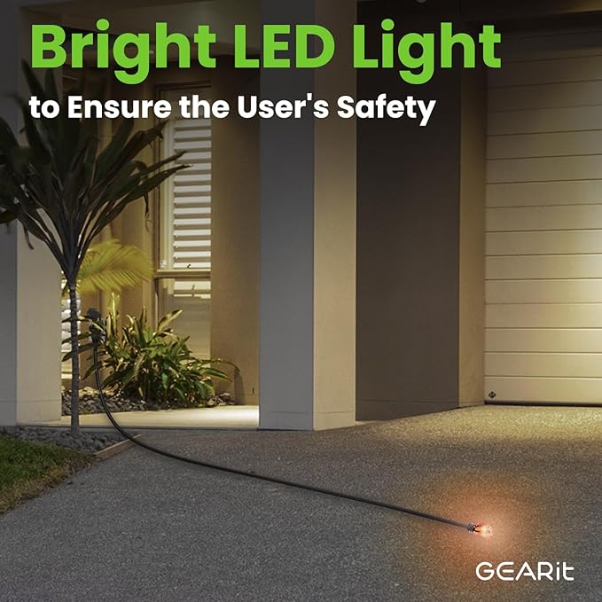 GEARit 360 Rotating Plug Indoor Outdoor Extension Cord Waterproof 100ft - Image 5