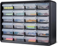 Amazon Basics Storage Cabinet, 24-Drawer Plastic Organizer by AmazonBasics