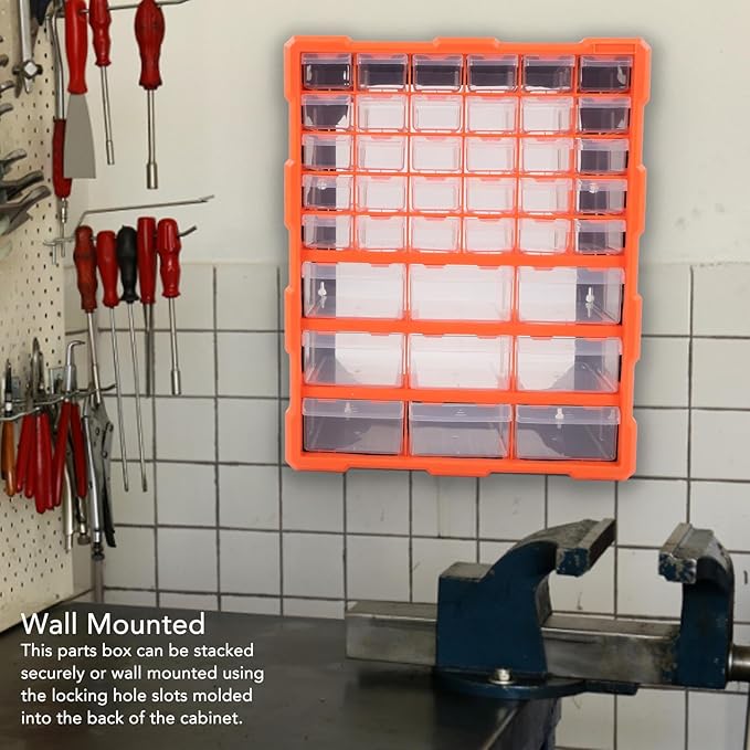 Nuts and Bolts Organizers and Storage, Parts Organizer, 39 Drawer Organiser DIY - Image 9