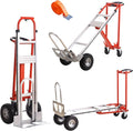3-in-1 Industrial Aluminum Dolly Hand Truck, Convertible Hand Truck Dolly by SHUNWATER