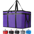 Bodaon 2-Pack Insulated Food Delivery Bag, XXX-Large Meal Grocery Tote by Bodaon