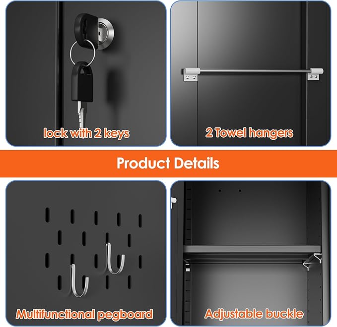 Broom Closet Storage Cabinet - Image 4
