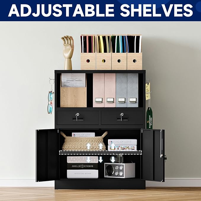 Yizosh Metal Storage Cabinet - Image 4
