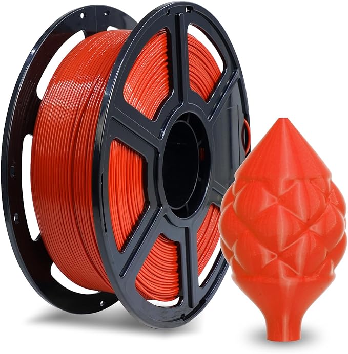 FLASHFORGE ABS Pro Filament 1.75mm Red, 3D Printer Filament 1kg by FLASHFORGE
