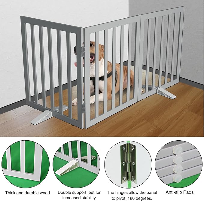 ZJSF Freestanding Indoor Dog Gate - Image 5