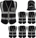 Safety Reflective Work Vest 6 Pack by Unknown