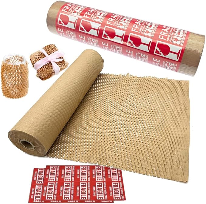 Honeycomb Packing Paper 12" W x 120' L Packing Paper by Unknown