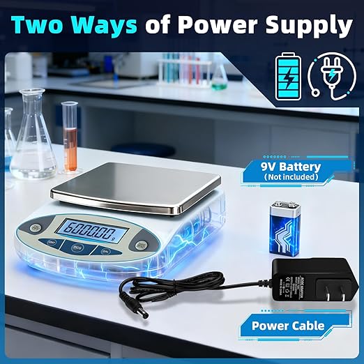 Lab Scale 6000gx0.01g, Analytical Balance 0.01g High Precision Electronic - Image 7