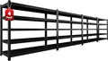 4PCS 59''W/72''H Garage Shelving Units Heavy Duty 3500LBS Metal Storage Shelves by Vaernevy