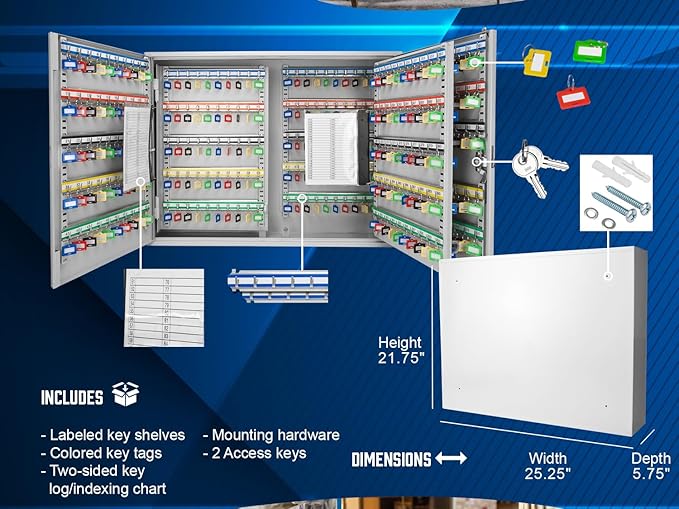 Barska 400 Position Key Cabinet - Image 3