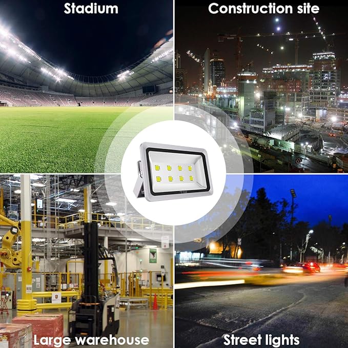 400W LED Flood Light Outdoor, 2400W Equivalent 40000LM 6000K Daylight White - Image 8