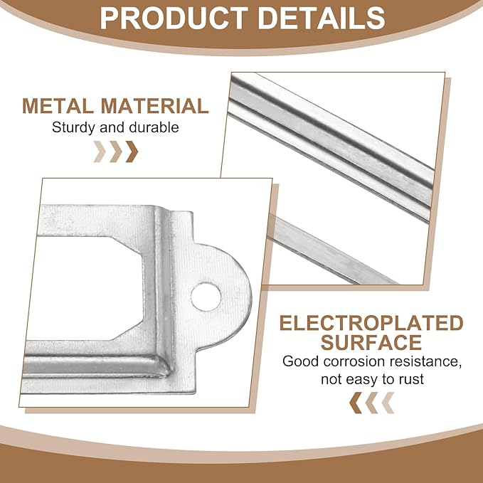 PATIKIL 60x17mm Metal Label Holders - Image 4