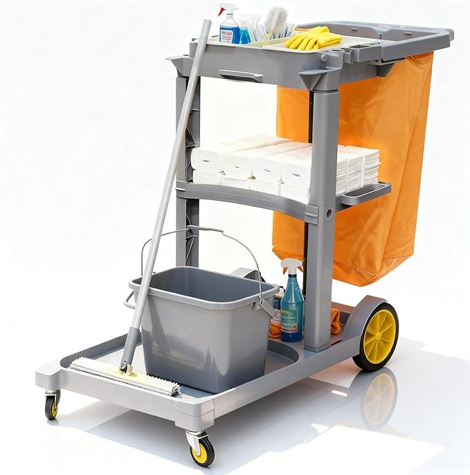 PYY Cleaning Carts On Wheels by Unknown