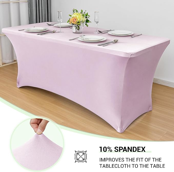 Obstal 6 Pack Stretch Table Covers - Image 2
