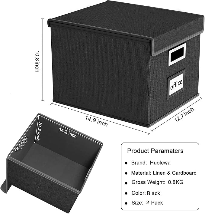 Huolewa File Organizer Boxes - Image 6