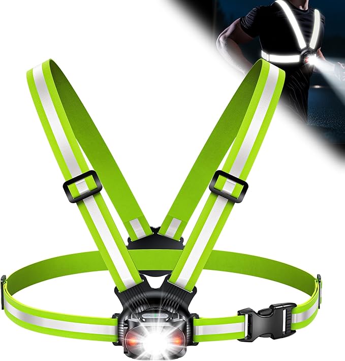 Running Lights for Runners, 500 Lumens Running Light by ISEYOUmakeabetterlife