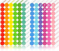 SallyFashion 2160PCS Dot Stickers 3/4 inch Color Coding Labels Round Dot Labels by sallyfashion