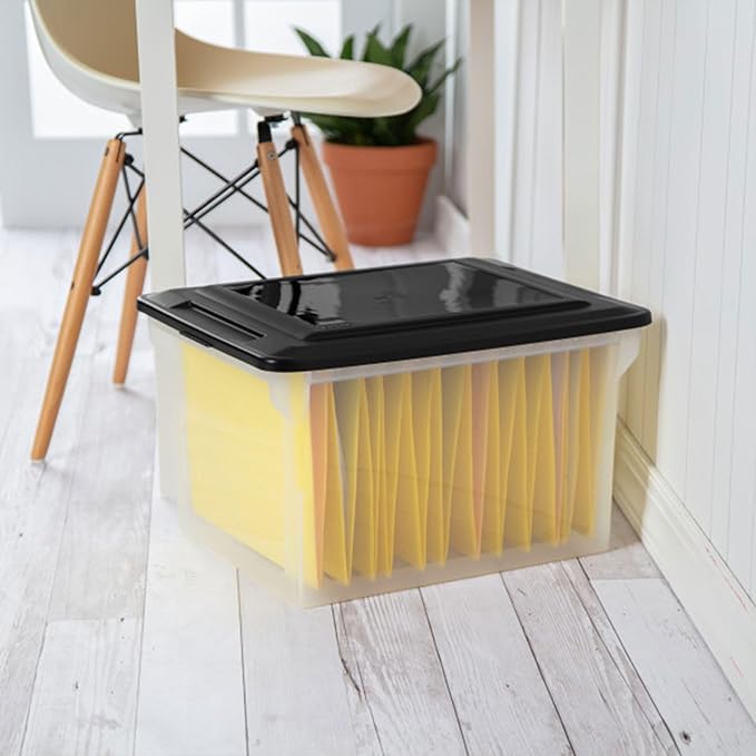 Sterilite File Box, Stackable Storage Bin - Image 5