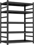 47" W Garage Shelving 3000LBS Storage Shelves 5 Tier Adjustable Metal Shelving by PRESTELION