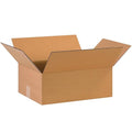 TAPE LOGIC 15 x 12 x 5 Corrugated Cardboard Boxes, Flat 15"L x 12"W x 5"H by TapeLogic