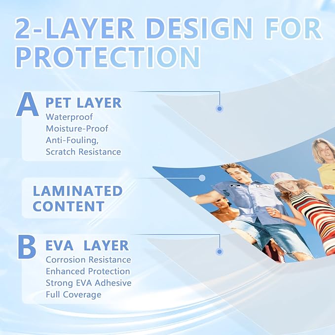 HOUYEE 150 Pack 5 Mil Thermal Laminating Sheets, Hold 8.5 x 11 Inch Sheets - Image 5