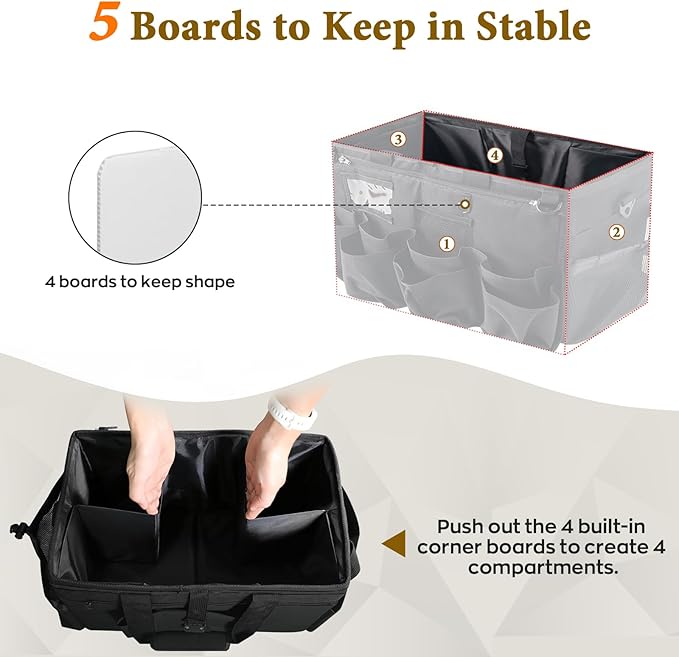 Rolling Cleaning Caddy Bag - Image 5
