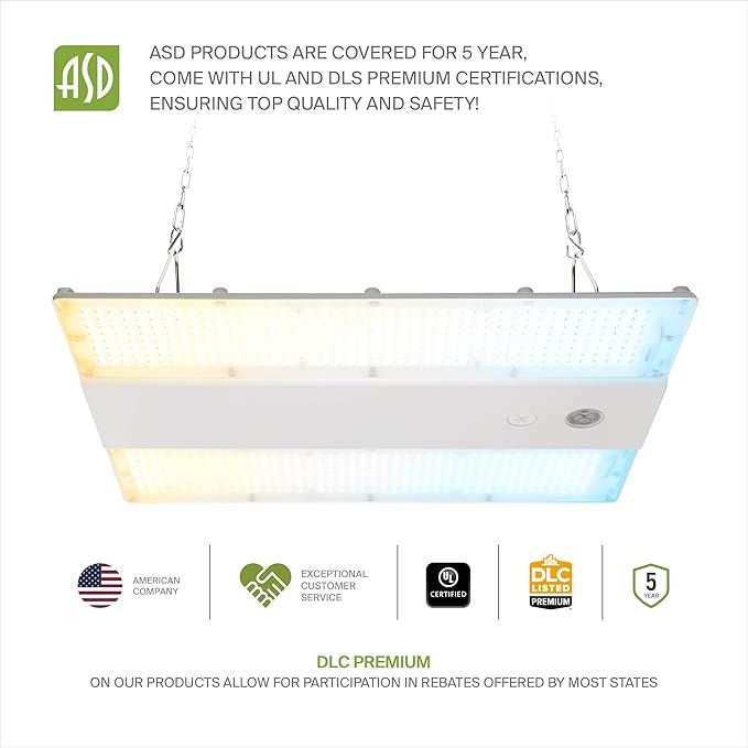 ASD LED Linear High Bay Light Fixture, Commercial Shop Lighting | 3CCT - Image 9
