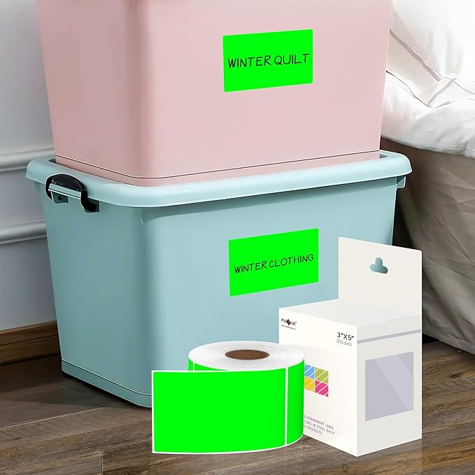 PARLAIM 3 X 5 Inch 4Rolls/1000 Per Roll Rectangle Inventory Color Coding Labels - Image 4