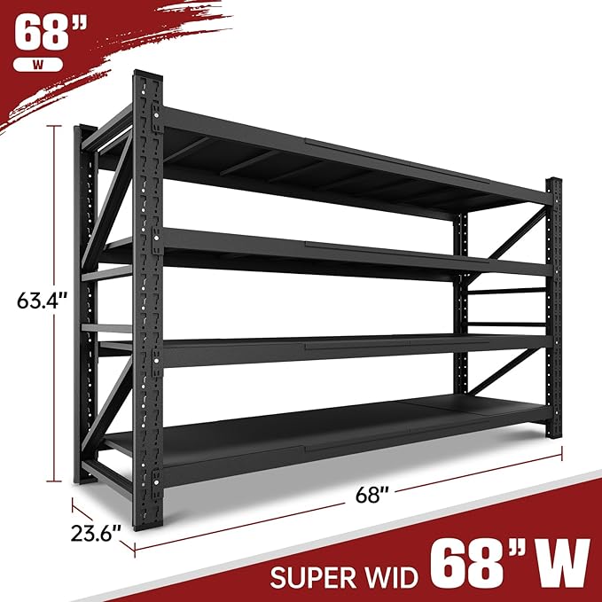 8000LBS Storage Shelves, Shelving Units Industrial Shelving - Image 2