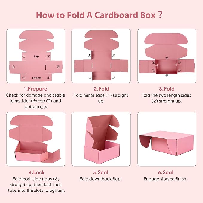 12x9x2 inches Shipping Boxes Set of 25, Small Corrugated Cardboard Box - Image 5