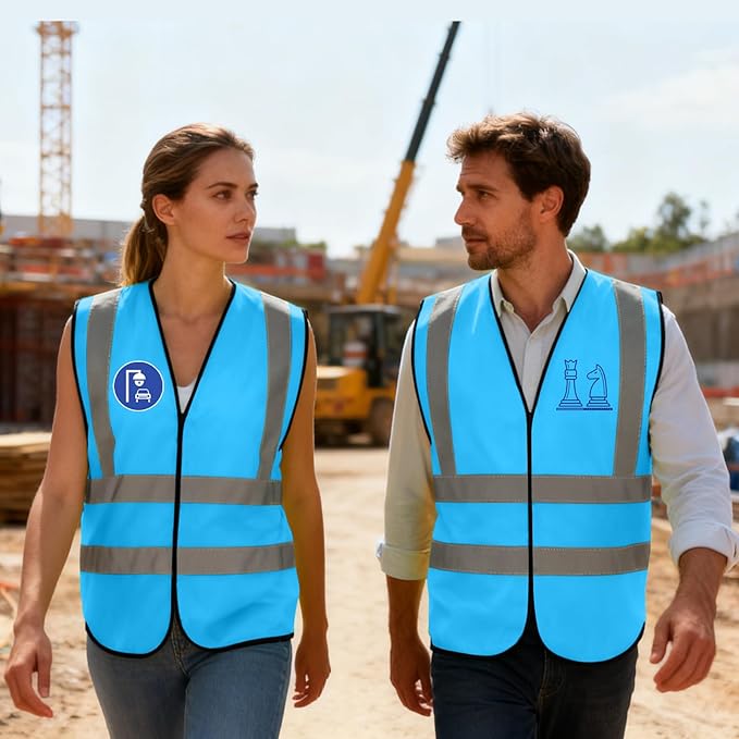 BeautyWill Custom Safety Vest Customized Logo Class 2 High Visibility - Image 5