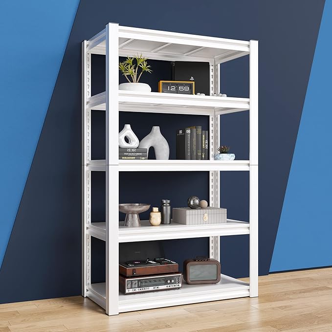 Raybee Garage Shelving, 2000LBS Storage Shelves, 5 Tier Adjustable Heavy Duty by Raybee