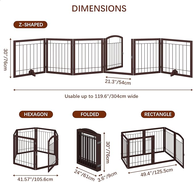 JSB 144-inch Extra Wide 30-inch Tall Dog gate - Image 5