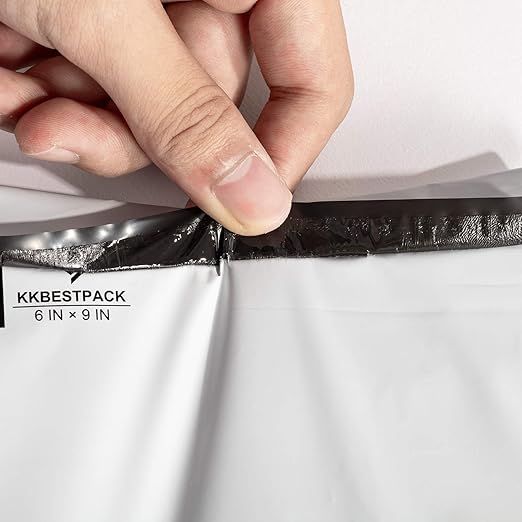 KKBESTPACK 6x9 Poly Mailers Envelope Shipping Bags Pack of 1000 White - Image 3