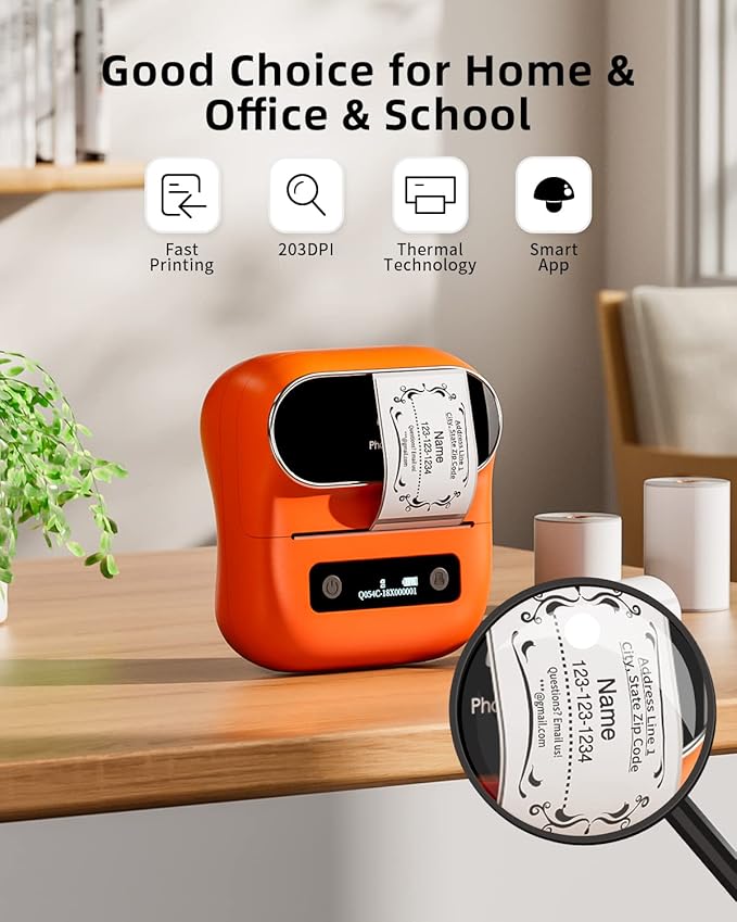 Phomemo M220 Label Maker, New Flagship Barcode Printer, 3.14 '' Bluetooth - Image 5