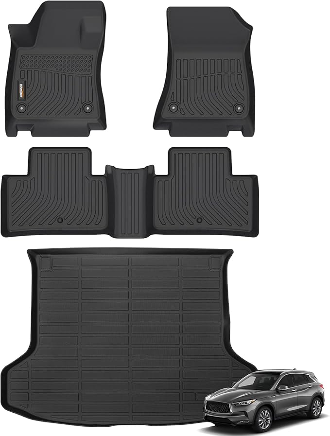 Binmotor-for Infiniti QX50 2019-2025/QX55 2022-2025 All Weather Car Floor Mats by VisittheBinmotor